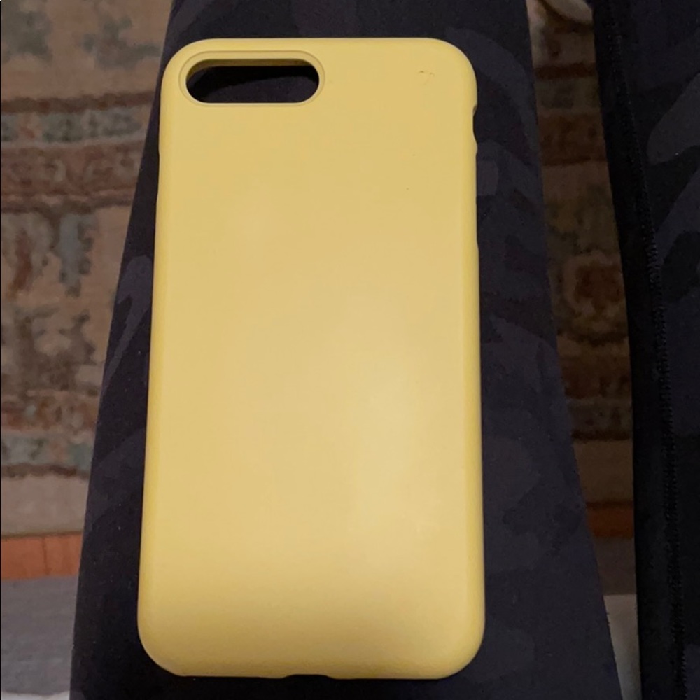 Yellow 8 Plus iPhone case